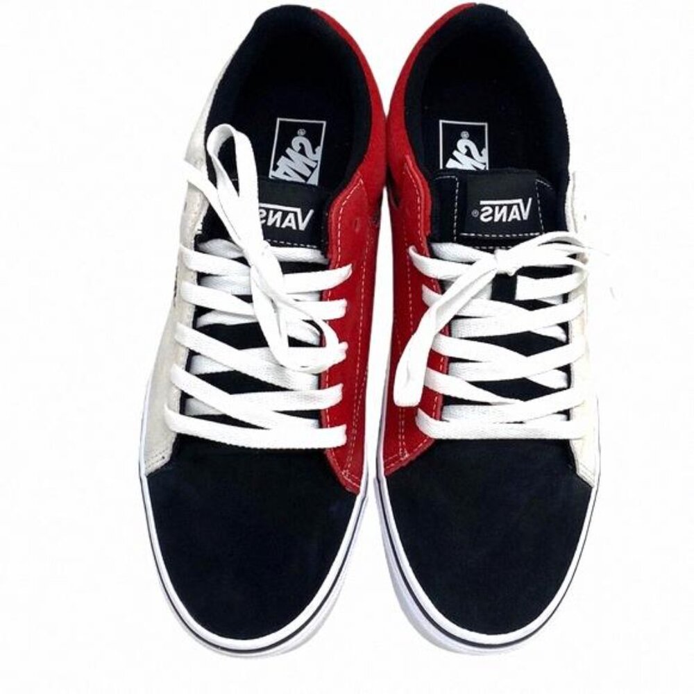 VANS Seldan Men's Shoe Sneakers Rally Suede Red Black VN0A5HTZBA2 Casual Top Low - Picture 8 of 13